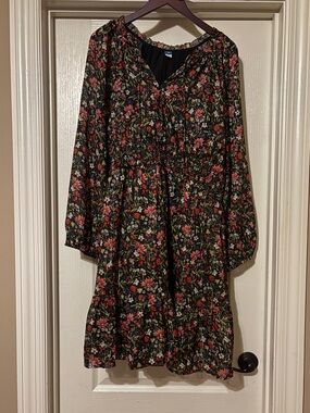 Old Navy Maternity Waist-Defined Smocked Dress XXL